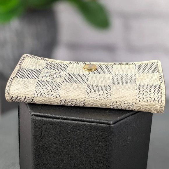 Louis Vuitton Damier Azur Multicles 6 Key Case wallet LV AUTHENTIC *FIRM PRICE* - Picture 6 of 16